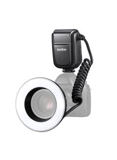 Buy Godox MF-R76 Universal Macro Ring Flash Light GN14 10 Levels Adjustable Brightness with 8pcs Adapter Ring Large Capacity Battery Replacement in Saudi Arabia