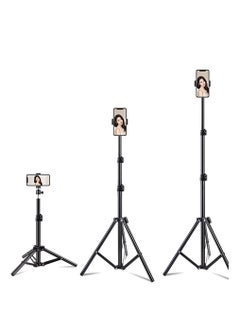 اشتري Selfie Stick Tripod Telescopic Over 66.92 Inches With Detachable Wireless Bluetooth Remote Control Cell Phone Tripod With Fill Light Selfie Stick Tripod Wireless Remote Control Compatible With Various في السعودية