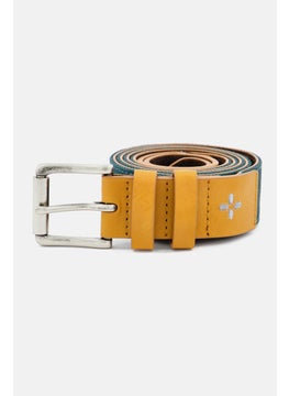 اشتري Men Printed Belt, Green/Yellow في الامارات