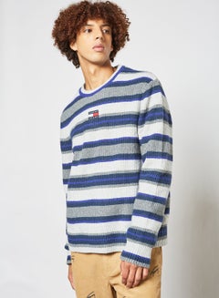 Buy Striped Crew Neck Sweater in UAE
