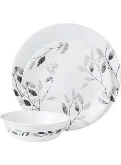 اشتري 12-Piece Vive Dinnerware Set Misty Leaves في الامارات