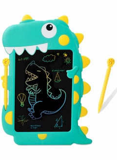 اشتري LCD Writing Tablet for Kids, Portable Electronic Drawing Board, Cute Dinosaur Shape LCD Writing Pad, 8.5 Inch Light with Lock Function Erasable Electronic Doodle Gift for Boy Girl في السعودية