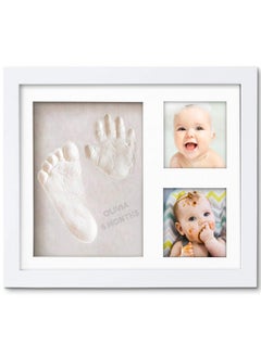 اشتري Baby Footprint Kit & Keepsake | Baby Handprint Kit | Baby Hand And Footprint Kit, Baby Shower Gifts For New Mom, New Dad Gifts, Newborn Gifts (White) في السعودية