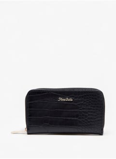 Buy Textured Zip Around Wallet in Saudi Arabia