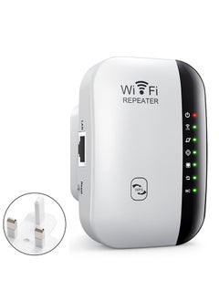 Buy NEW Wifi Extender Signal Booster, The Newest Generation, Wireless Internet Repeater, Long Range Amplifier with Ethernet Port, Access Point, Easy to Use, Support 2.4g Wifi, Devices Can Be Used in UAE