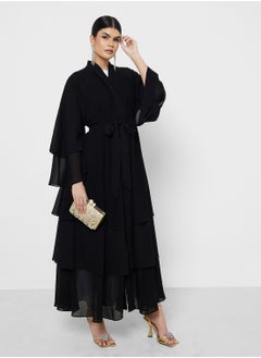 Buy Layered Abaya With Sheila in UAE