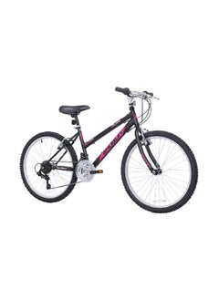 Buy 21-Speed Quick-Release Seat Blaster Sport Bicycle for Girls Black and Pink 24 Inch 02417 in Saudi Arabia