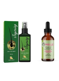 Buy Rosemary Mint Scalp & Hair Strengthening Oil 59 ml + Ginger spray 120ml in Saudi Arabia