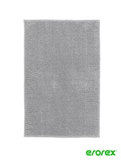 Buy Bath mat grey mélange 50x80 cm in Saudi Arabia