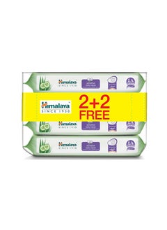 Buy Pack Of 4 Sensitive Baby Wipes Paraben Free for Sensitive Skin, 192 Count in Saudi Arabia