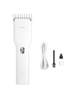 Buy Electric Hair Clipper Boost White Intelligent Fast Charging Trimmer Haircut Machine in UAE