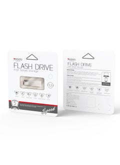 اشتري Yesido FL13 Flash Drive High Speed Storage Metal Body Fast Data 16GB USB2.0 USB Flash Disk - Silver في السعودية