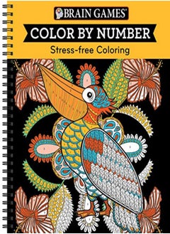 اشتري Brain Games - Color by Number: Stress-Free Coloring (Orange) في الامارات