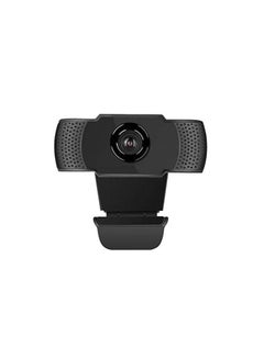 Buy HD 1080P Megapixels USB Webcam Camera CMOS Sensor with MIC for Computer PC Laptops, Dual Mic,USB 2.0,Wide Compatibility. Plug and Play (BLACK) in UAE