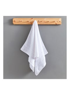 Buy Mateo Ribbed Cotton Hand Towel 40 x 70 cm in UAE