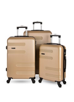 اشتري New Travel ABS Trolley 3Pc Set  28/24/20 في السعودية