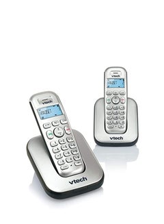 اشتري Vtech 2 Handset Digital Cordless Phone with Caller ID/Call Waiting - Silver ES1210-2 في الامارات