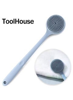 Buy Bath Body Brush with Long Handle Shower Brush for Shower Exfoliating and Massage in Saudi Arabia