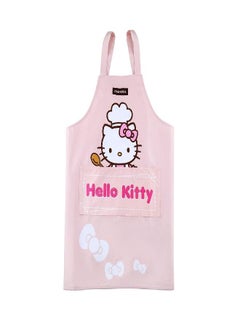 Buy CHEFMADE Hello Kitty 100% Cotton Apron with Gift Box, Adjustable Cross Back Dress with 2 Pockets Kitchen Aprons, Kitty Kitchen Maid Print for Baking Cooking Drawing Gardening BBQ & Grill in UAE