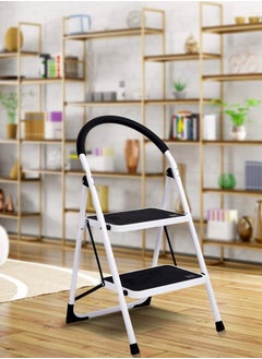 Buy Professional Folding Ladder 2 Step Household Ladder With Wide Step 47*48*87 CM in Saudi Arabia