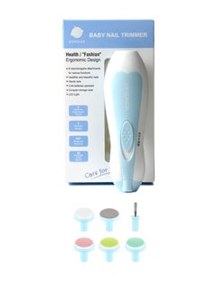 Buy 6-In-1 Electric Nail File Trimmer Tool Kit With LED Light For Children in Saudi Arabia