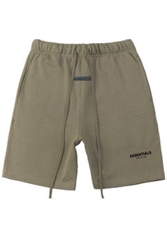 Buy FOG Essentials Season 8 Casual Velour Shorts Taupe in Saudi Arabia