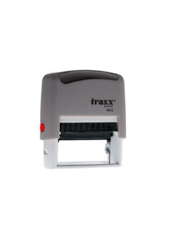 Buy Self inking text stamp 9012 48×18mm Cool grey in UAE