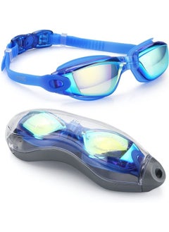 Buy Rock Pow Swim Goggles, Swimming Goggles No Leaking Full Protection Adult Men Women Youth in UAE