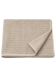 Buy Bath towel light beige 70x140 cm in Saudi Arabia