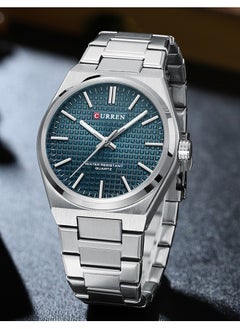 Buy Watches for Men Waterproof Analog Stainless Steel Wrist watch 8439 in Saudi Arabia