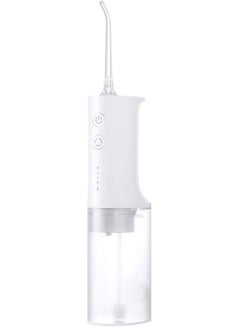 Buy Mijia Portable Water Dental Flosser 200ml Capacity White/Clear in UAE