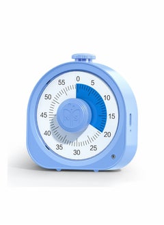 Buy Timer Rechargeable 60 Minute Visual Timer Desk Countdown Time Clock for Kids and Adults, Kitchen Timer Cooking Pomodoro Timer Productivity, Time Management Tool for Teaching Classroom (Blue) in Saudi Arabia