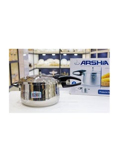 Buy Arshia Stainless Steel Pressure Cooker 28 cm with Aluminum Base PR135-983 in Egypt