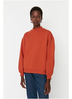 Buy Sweatshirt - Orange - Loose Fit in Egypt