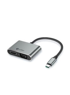 Buy PowerExpand 4-In-1 Multifunction USB-C Hub Grey in Saudi Arabia