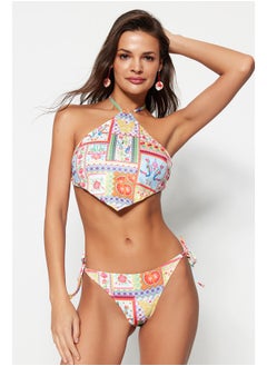 اشتري Fruit Patterned Tie-Up Normal Leg Bikini Bottom TBESS23BA00233 في مصر