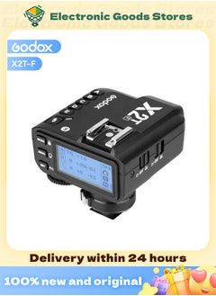 اشتري مشغل الفلاش اللاسلكي Godox X2T-F TTL لفوجي فوجي فوجي فيلم، اتصال بلوتوث عالي السرعة 1/8000 ثانية يدعم وحدة تحكم التطبيق، وظيفة TCM، 5 أزرار مجموعة منفصلة، قفل هوتشو جديد، ضوء مساعد جديد للتركيز البؤري التلقائي في السعودية