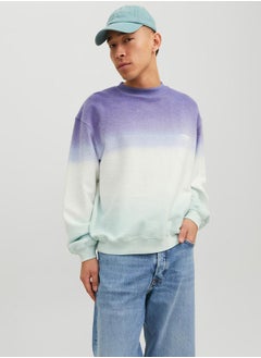 اشتري Dip-Dyed Relaxed Fit Sweatshirt في السعودية