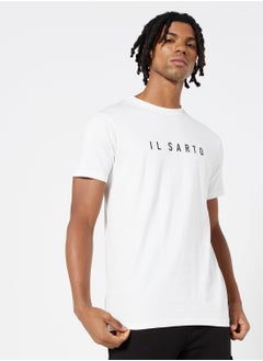 اشتري Contrast Logo T-Shirt في الامارات