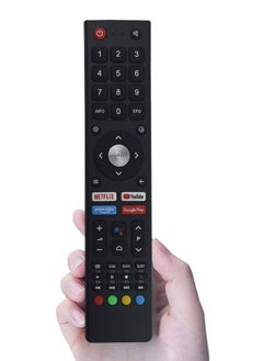 Buy New Smart TV Remote Control for CHIQ Smart TV U55H7A, U58H7A, U43H7A – Replacement Aiwa LED Remote (GCBLTV02ADBBT), Black in UAE