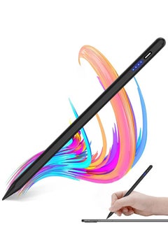 اشتري Stylus Pen for iPad 9th&10th Gen, Apple Pencil 2nd Generation for iPad 2018-2023, iPad Pencil for iPad Pro 11/12.9 3/4/5 Gen, iPad Mini 5/6, iPad 6/7/8, iPad Air 3/4/5, Black في السعودية