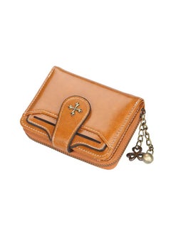 Buy Leather Wallet Brown in UAE