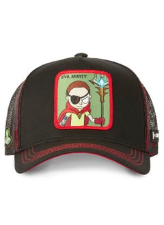 Buy Rick & Morty Unisex Adult Trucker Cap Black/Red in UAE