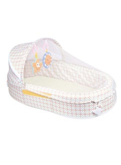 Buy Baby Bassinet Bed Portable Sleeper Travel Bag with mosquito net For Infant Boys Girls in UAE