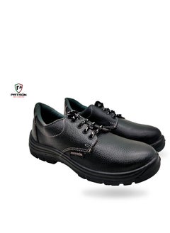 Buy SPARTON | S0369 PATRON Men Women Leather Safety Shoe With Steel Toe Cap & Steel Cap Breathable Leather Lightweight Comfortable Puncture Proof Industrial Factory work Protective in UAE