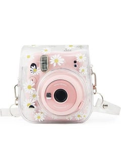 اشتري Camera Protective Case for Fujifilm Instax Mini 11/9/8 Camera, PVC Camera Protective Cover, Transparent Sling Shell Bag with Shoulder Strap في السعودية