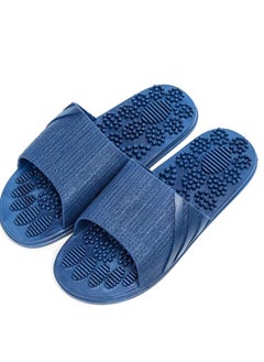 Buy Shiatsu Massage Slippers 1 Pair KASTAWAVE Foot Massage Anti-Slip Bath Slippers Home Sandals Men and Women Bath Shower (Blue, 42-43) in Saudi Arabia