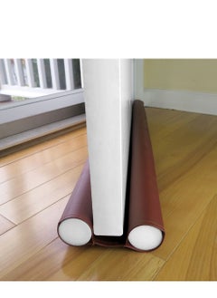 Buy Under Door Wind and Sound Deadening Plugs for Door Bottom Weather Stripping Brown in Saudi Arabia