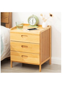 Buy Bedside Table,Nightstand With three drawers,Suitable for study, living room, bedroom in Saudi Arabia