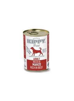 Buy Kippy Pate Adult Dog Wet Food With Beef 400g in Egypt